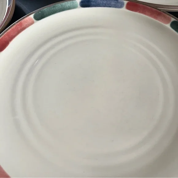 Noritake Stoneware Warm Sands Salad Plates set of 5 - Picture 4 of 5